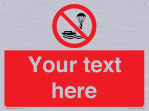 Custom No parasailing